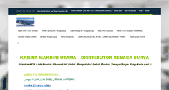 Desktop Screenshot of krisnamandiri.com