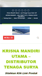 Mobile Screenshot of krisnamandiri.com